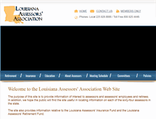 Tablet Screenshot of louisianaassessors.org